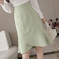 Cute A line chiffon irregular skirt wrap hip skirt     S2821