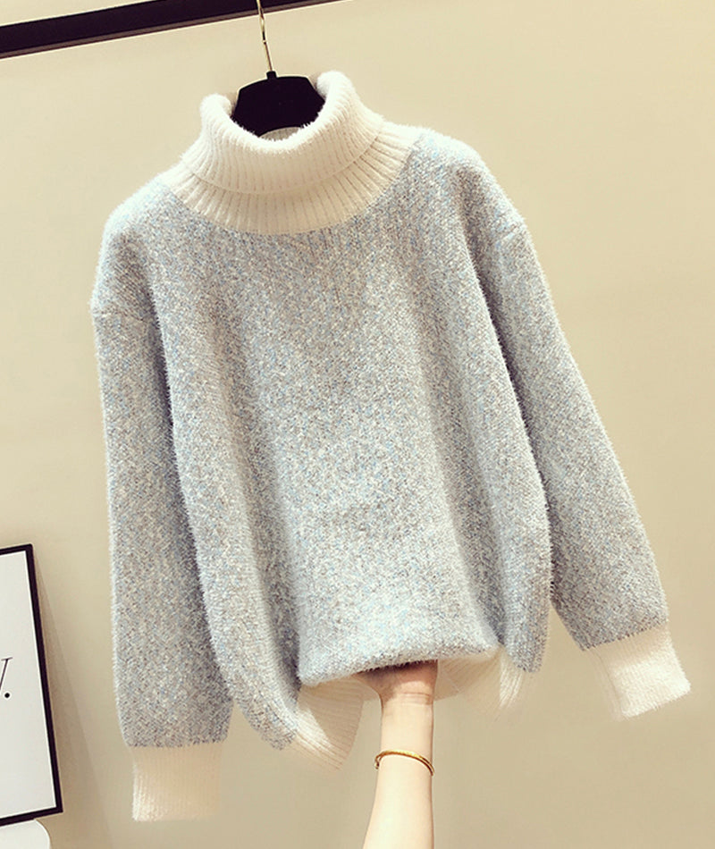 Sweater Cute Turtleneck Sweater    S4372