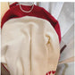 Fashionable embroidered round neck sweater for women      S4887