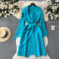 Sweater Jacket Women's New Popular High-Quality Mid-Length Cardigan Fashion      S4527