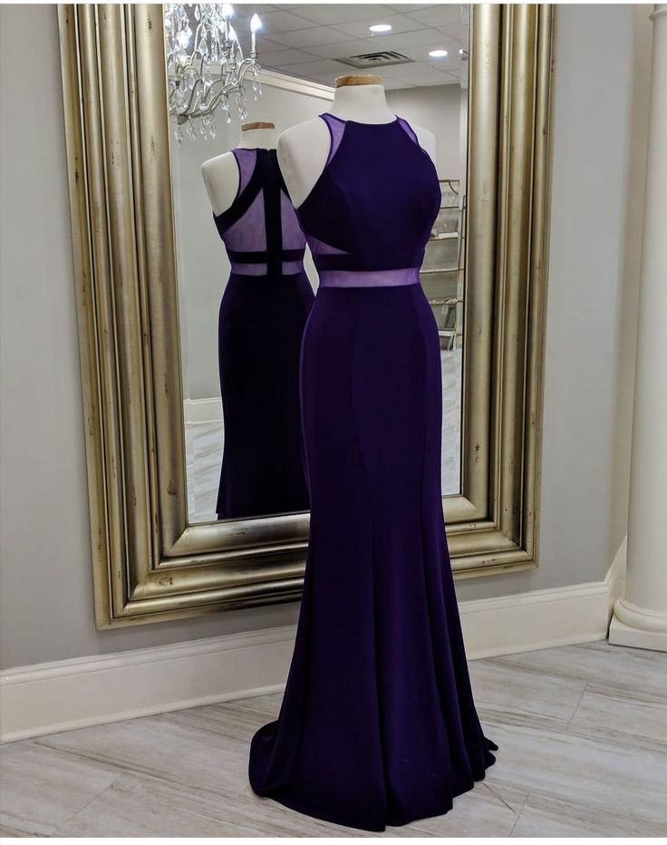 Dark Purple Prom Dress        S3683