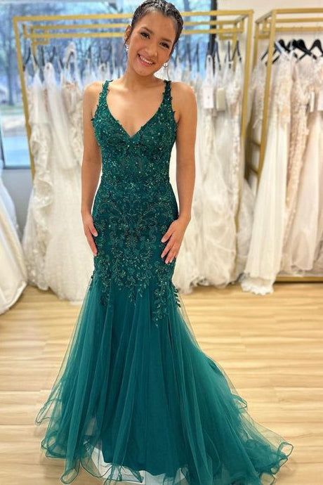 Mermaid Long Prom Dresses,Homecoming Dresses, Party Dresses        S3811