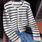 knitted top women's autumn new sweet and short sweater cardigan     S3383