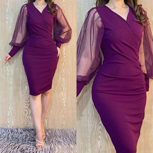 Purple Party Dress Prom Dress       S3675