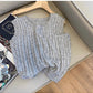 Solid Color Twist Sleeveless Knitted Vest Women's New Style Sweater Vest Trendy      S5033