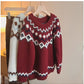 Fashionable jacquard sweater for women design new style      S4803