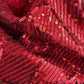 V-neck glittery A-line dress long skirt     S4325