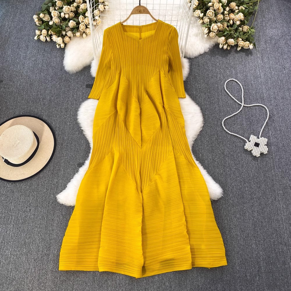 women's summer loose seaside vacation lazy style beach long dress      S3912