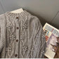 Long-sleeved knitted cardigan for women new sweater jacket    S4864