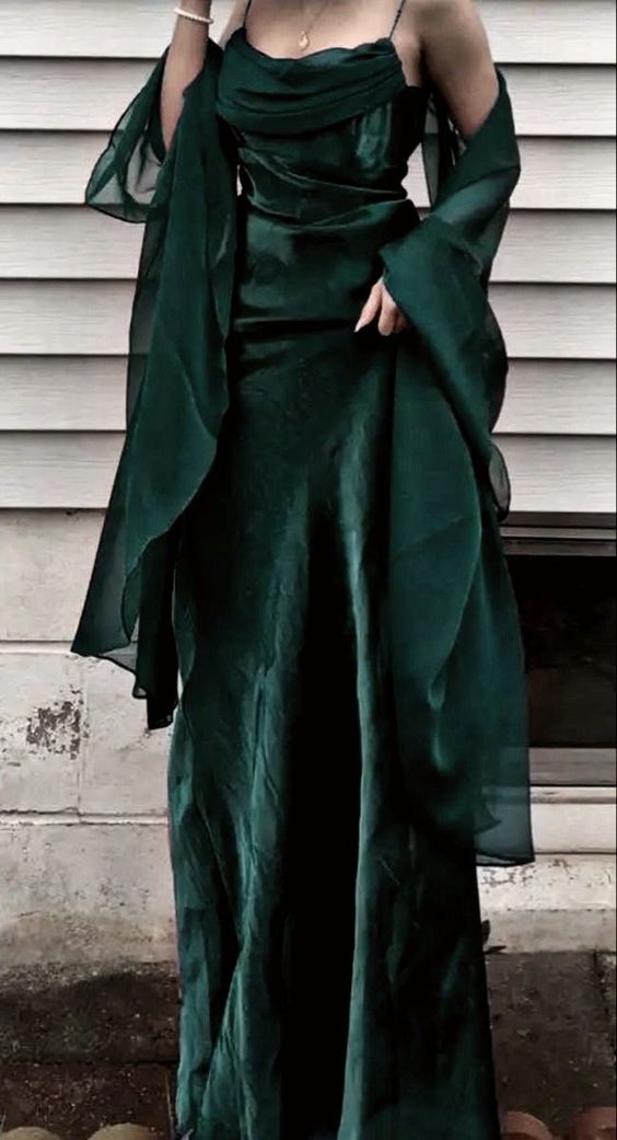 Dark Green Long Prom Dresses,Evening Gown,Party Dresses,Formal Dress      S3501