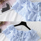 Romantic Short-sleeved Lace Top Women's Tops    S4388