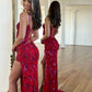 Charming Mermaid Straps Prom Dresses      S3638