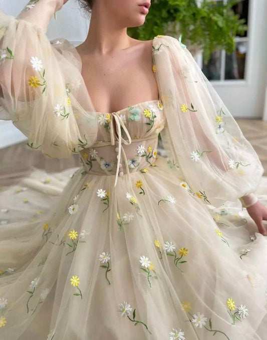 Prom Dress Pastel yellow corset dress, fairy tale romantic retro corset dress, bridesmaid dress       S3120