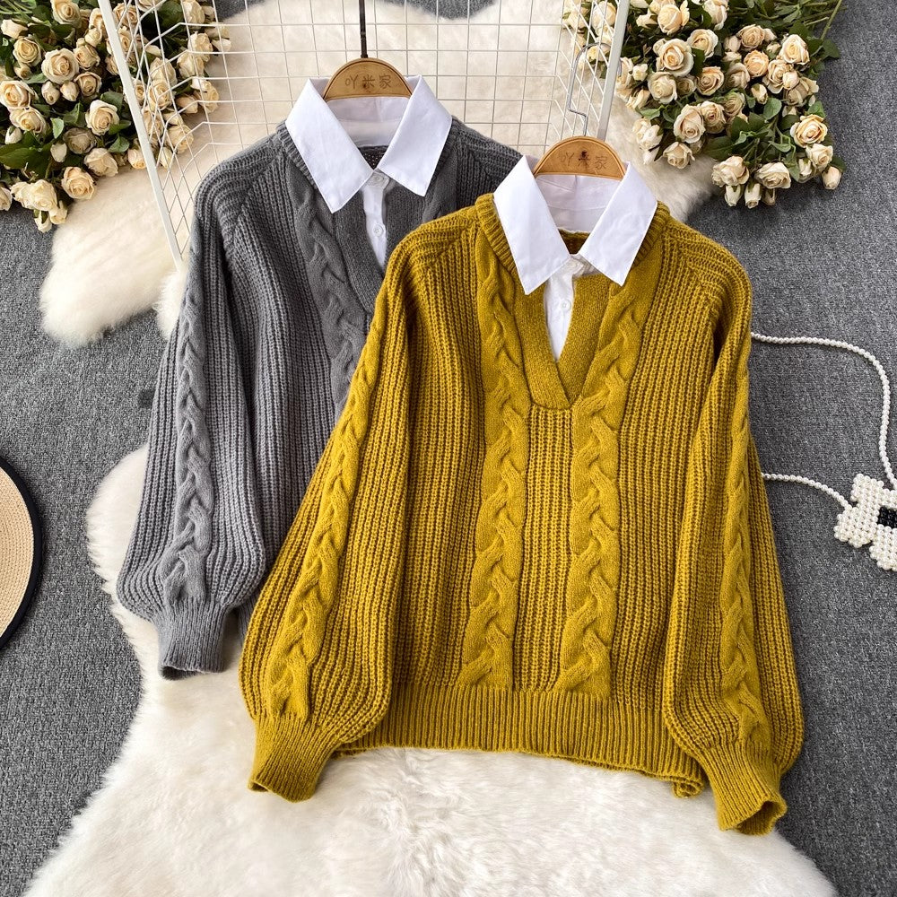 sweater for women knitted sweater top        S4120