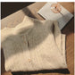 Soft cardigan sweater for women solid color knitted top jacket     S4827