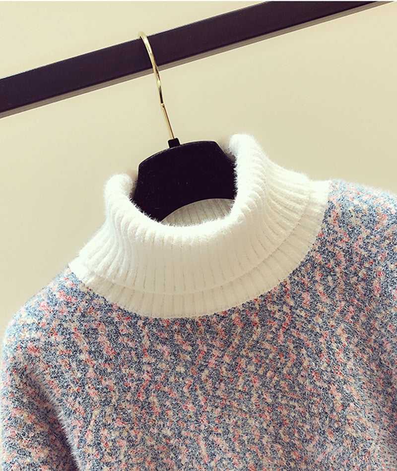 Sweater Cute Turtleneck Sweater    S4372