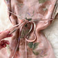 Spaghetti Strap Dress,floral Halter Dress, Waist Fairy Mermaid Dress      S4482