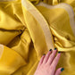 trendy women's satin lantern sleeves ruffle dress      S4520