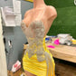 yellow short prom dress, black girl prom dress, evening dress, fairy dress      S3041