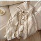 Solid Color Sweater Coat Women's New Style Cardigan Top     S4875