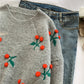 Sweet Cherry Sweater Long Sleeve Sweater       S4367