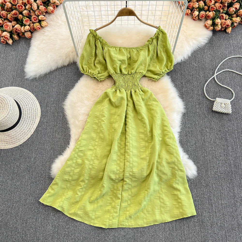 Cute A Line Short Dress Fashion Dress     S4447