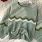 Sweater Round Neck Long-sleeved Sweater      S4368