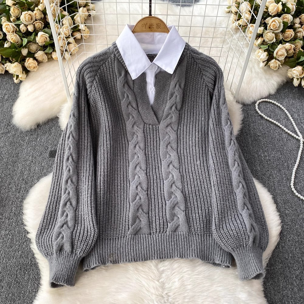 sweater for women knitted sweater top        S4120