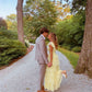 A-Line Yellow Tulle Long Prom Dress,  Tulle Formal Dress      S4151