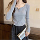 Designed square neck for women top     S3419