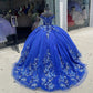 Quinceanera sweet 15 Ball Gown dress, off shoulder long prom dress     S3481