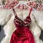 Attractive evening dress for women new elegant tube top suspender dress    S4351