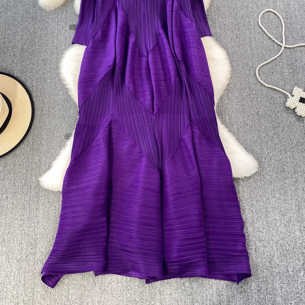 women's summer loose seaside vacation lazy style beach long dress      S3912