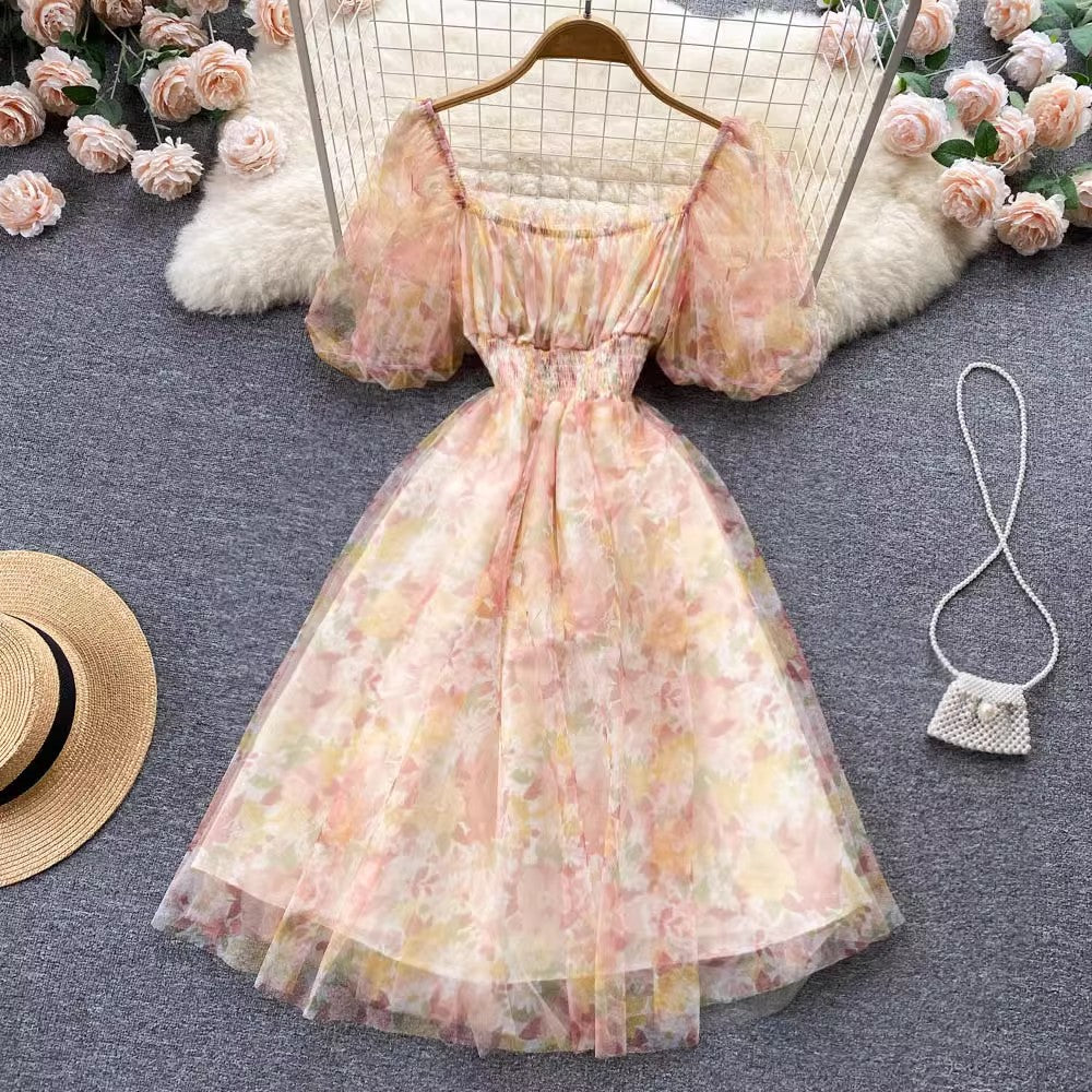 new floral sweet little fairy dress    S4494