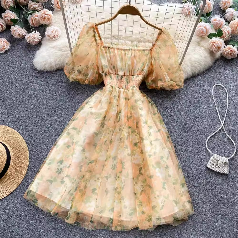 new floral sweet little fairy dress    S4494