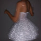 A-Line Sweetheart Short/Mini Sequined Homecoming Dress     S2602