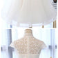 White Lace Short Prom Dress, White Homecoming Dress      S2959