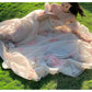 Puff sleeve floral dress women's summer and early autumn long skirt   S3428