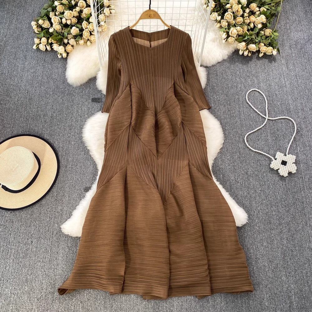 women's summer loose seaside vacation lazy style beach long dress      S3912