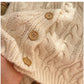 Round neck sleeveless knitted vest for women outer wear sweater vest     S5030