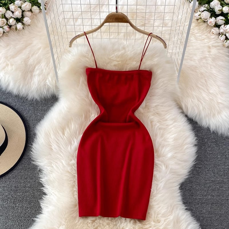 Summer new style solid color dress     S4293