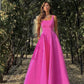 Elegant Hot Pink Long Prom Dresses      S3797