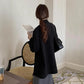 Black suit jacket for women oversize design       S3475