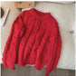 popular beautiful sweaters for women new style round neck sweaters    S4856