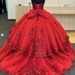 Red Quinceanera Dress Ball Gown, Sweet 16 Dresses, Sweet 15 Dresses         S3848