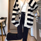 Newstyle sweater striped knitted cardigan coat women's spring and autumn tops    S3391