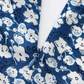 French holiday style long blue 2025 new dress R2605