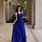 French seaside holiday long dress, temperament and slim red v-neck halter neck drape dress R1600