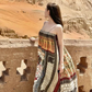 Travel wear retro ethnic style Bohemian suspender dress seaside beach dress R1623