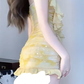 Slightly plump high-end bow tube top dress for women with waist-hugging dress R3137